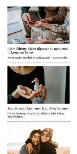 Anteprima del sito helsespiren.dk, media di Danimarca per articoli sponsorizzati