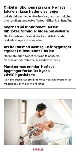 Anteprima del sito herlevavisen.dk, media di Danimarca per articoli sponsorizzati