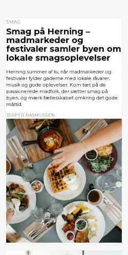 Podgląd witryny herningdagblad.dk, medium z kraju Dania do artykułów sponsorowanych