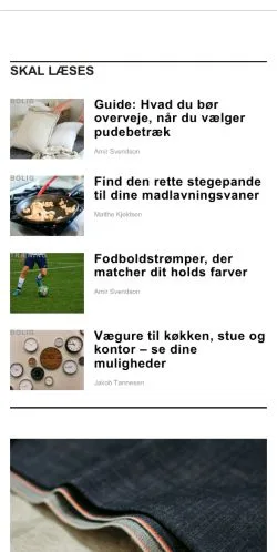Preview of the herningenser.dk website, a media outlet in Denmark for sponsored articles