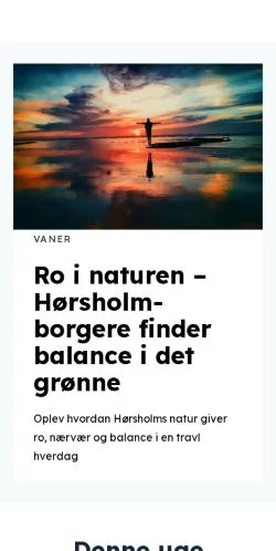 Anteprima del sito hoersholmtidende.dk, media di Danimarca per articoli sponsorizzati