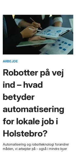 Anteprima del sito holstebronyt.dk, media di Danimarca per articoli sponsorizzati