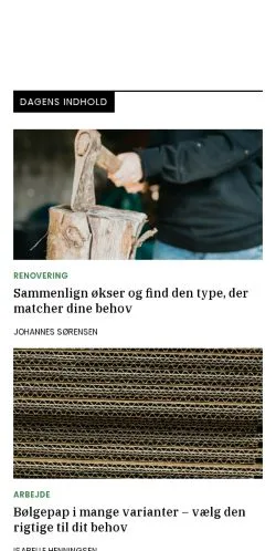 Anteprima del sito hvidovreliv.dk, media di Danimarca per articoli sponsorizzati