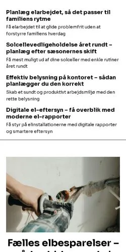 Pré-visualização do site installationerne.dk, meio de Dinamarca para artigos patrocinados