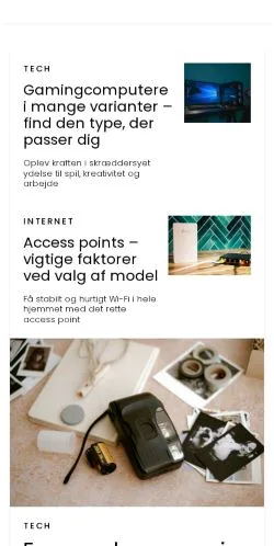Forhåndsvisning af ithus.dk, medie fra Danmark til sponsorerede artikler