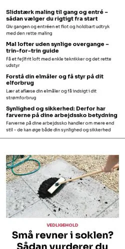 Anteprima del sito konstruktioner.dk, media di Danimarca per articoli sponsorizzati