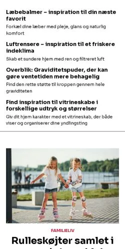 Podgląd witryny kunaarhus.dk, medium z kraju Dania do artykułów sponsorowanych