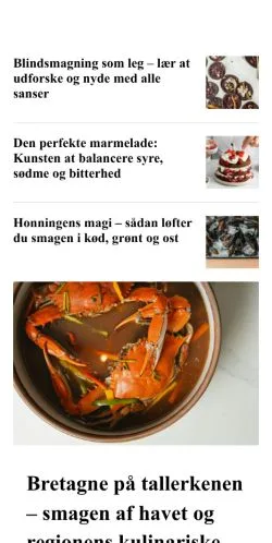 Anteprima del sito kundelikatesser.dk, media di Danimarca per articoli sponsorizzati