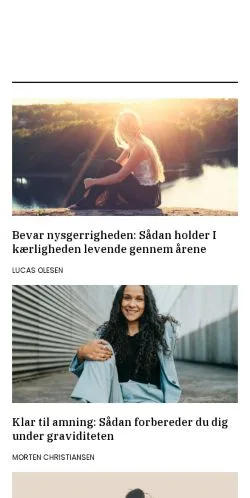 Anteprima del sito mentormor.dk, media di Danimarca per articoli sponsorizzati