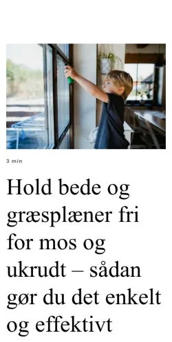 Anteprima del sito minalgerens.dk, media di Danimarca per articoli sponsorizzati