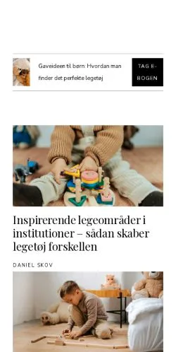 Sponsorlu makaleler için Danimarka medyası minleg.dk sitesinin önizlemesi