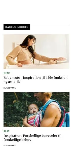 Aperçu du site mitlillebarn.dk, média de Danemark pour articles sponsorisés