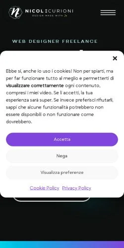 Podgląd witryny Nicole Curioni, medium z kraju Włochy do artykułów sponsorowanych