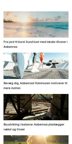 Anteprima del sito omaabenraa.dk, media di Danimarca per articoli sponsorizzati