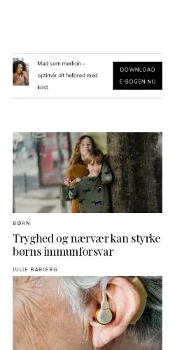 Anteprima del sito positivsundhed.dk, media di Danimarca per articoli sponsorizzati