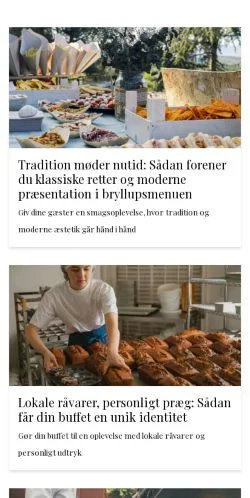 Anteprima del sito simpelcatering.dk, media di Danimarca per articoli sponsorizzati