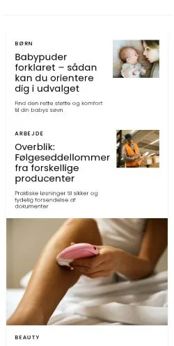 Anteprima del sito skanderborgtidende.dk, media di Danimarca per articoli sponsorizzati