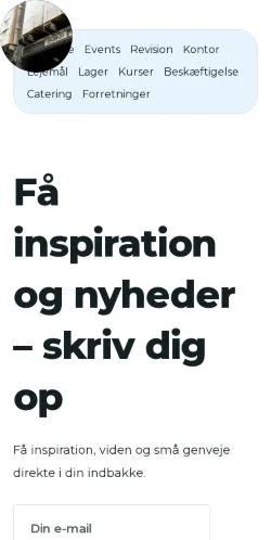Preview of the smartfirma.dk website, a media outlet in Denmark for sponsored articles