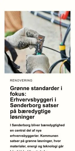 Forhåndsvisning af soenderborgfolk.dk, medie fra Danmark til sponsorerede artikler