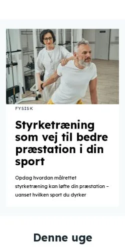 Förhandsvisning av webbplatsen sundnet.dk, medium i Danmark för sponsrade artiklar