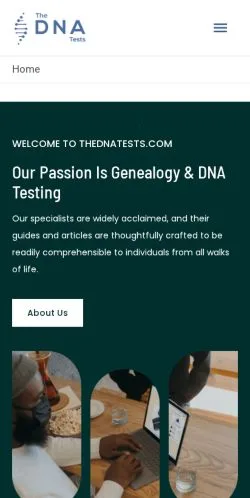 Vorschau der Website The DNA Tests, Medium aus Vereinigte Staaten für gesponserte Artikel