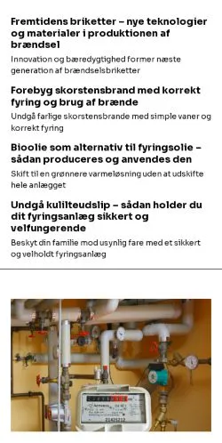 Anteprima del sito varmehuset.dk, media di Danimarca per articoli sponsorizzati