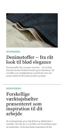 Anteprima del sito vejeninfo.dk, media di Danimarca per articoli sponsorizzati