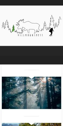 Podgląd witryny Villmarksnett, medium z kraju Norwegia do artykułów sponsorowanych