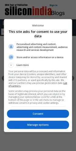 Anteprima del sito Blogs, media di Stati Uniti per articoli sponsorizzati