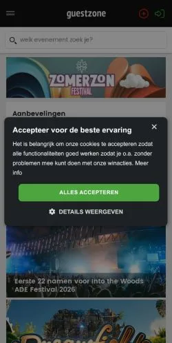 Vorschau der Website Guestzone, Medium aus Niederlande für gesponserte Artikel