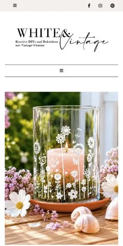 스폰서 기사용 독일 매체 White and Vintage 사이트 미리보기