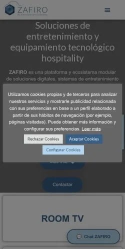 Anteprima del sito Zafiro Digital Entertainment, media di Spagna per articoli sponsorizzati