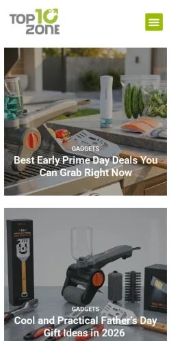 Vorschau der Website Top 10 Zone, Medium aus Vereinigte Staaten für gesponserte Artikel