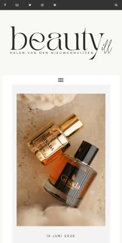 Anteprima del sito Beautyill, media di Paesi Bassi per articoli sponsorizzati