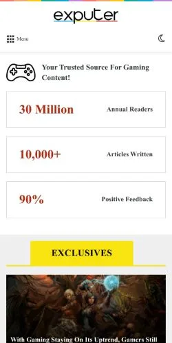 Aperçu du site eXputer, média de États-Unis pour articles sponsorisés