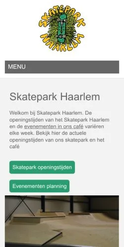 Anteprima del sito Skatepark Haarlem, media di Paesi Bassi per articoli sponsorizzati