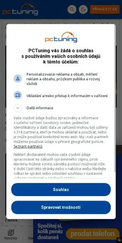 Forhåndsvisning af PCTuning, medie fra Tjekkiet til sponsorerede artikler