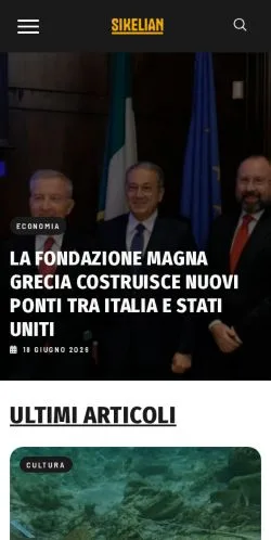 Anteprima del sito Sikelian, media di Italia per articoli sponsorizzati