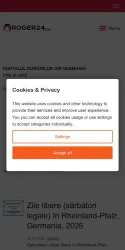 Forhåndsvisning af Români în Germania, medie fra Tyskland til sponsorerede artikler