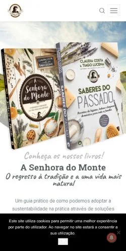 Anteprima del sito A Senhora Do Monte, media di Portogallo per articoli sponsorizzati