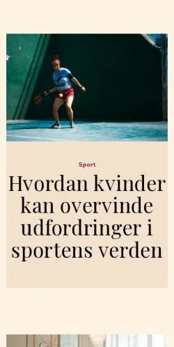 Vista previa del sitio modernemor.dk, medio de Dinamarca para artículos patrocinados