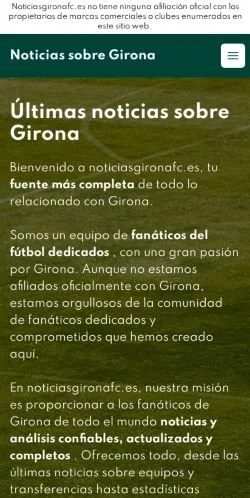Anteprima del sito Girona News, media di Spagna per articoli sponsorizzati