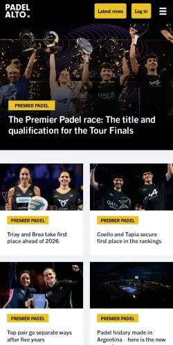 Anteprima del sito Padel Alto, media di Stati Uniti per articoli sponsorizzati