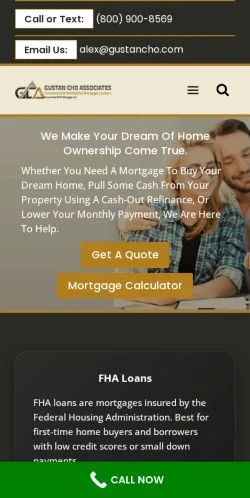 Vorschau der Website GCA Mortgage, Medium aus Vereinigte Staaten für gesponserte Artikel