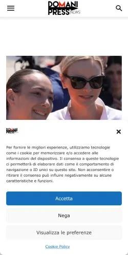 Anteprima del sito Domanipress, media di Italia per articoli sponsorizzati