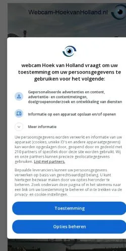 Anteprima del sito Hoek van Holland Webcam, media di Paesi Bassi per articoli sponsorizzati