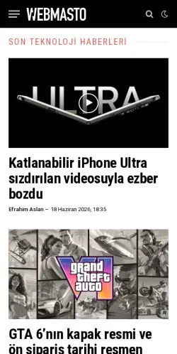Forhåndsvisning af Webmasto, medie fra Tyrkiet til sponsorerede artikler