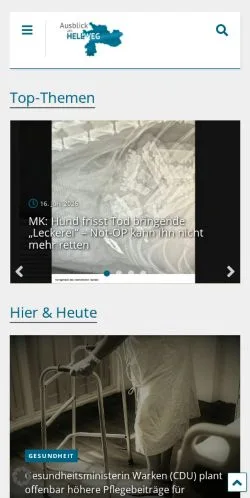 Anteprima del sito Ausblick Am Hellweg, media di Germania per articoli sponsorizzati