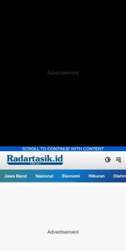 Anteprima del sito Radartasik, media di Indonesia per articoli sponsorizzati
