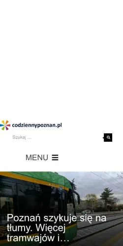 Anteprima del sito Codzienny Poznań, media di Polonia per articoli sponsorizzati
